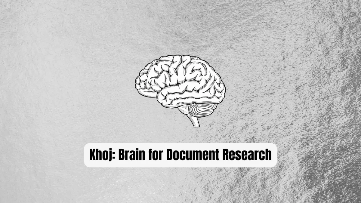 Khoj: Build Your AI Second Brain for Document Research