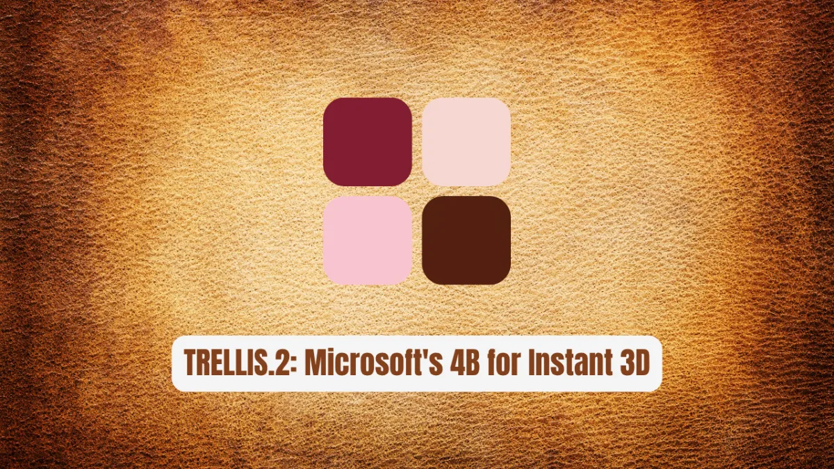 TRELLIS.2: Microsoft's 4B Powerhouse for Instant 3D Generation