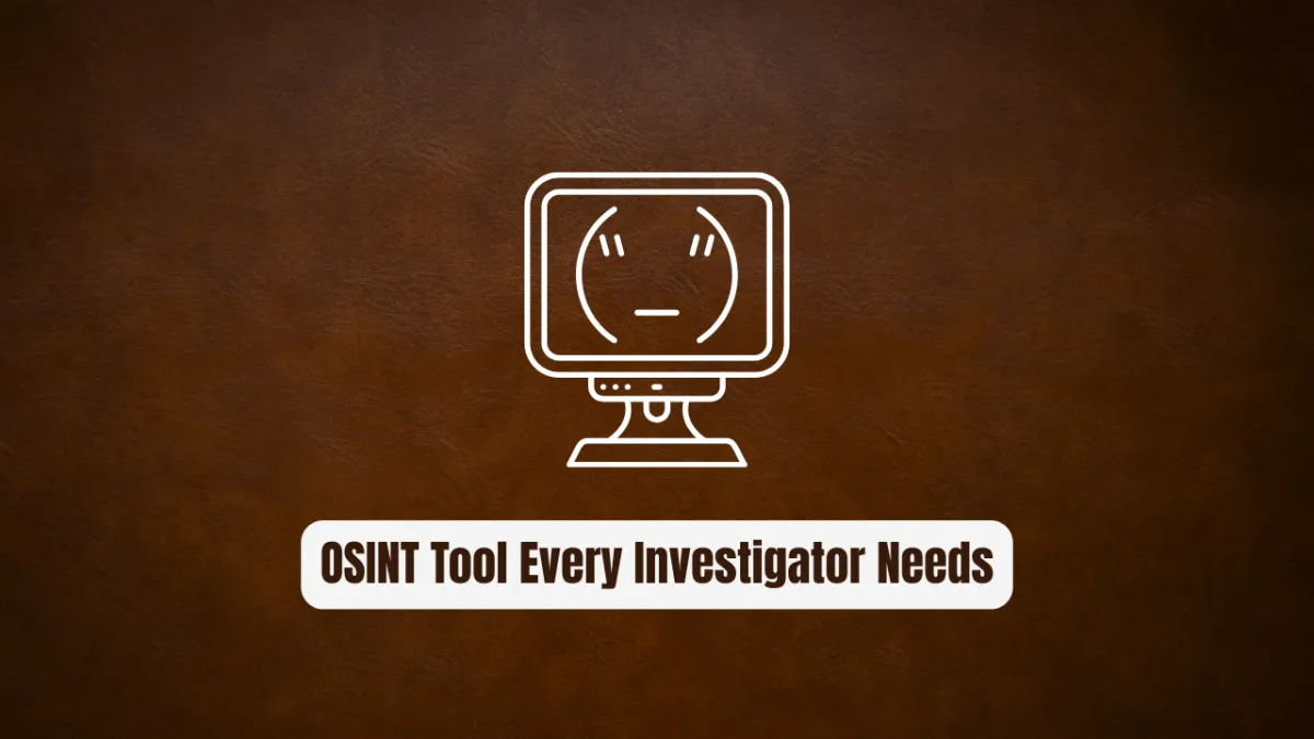 Legendary OSINT: The Revolutionary OSINT Tool Every Investigator Needs