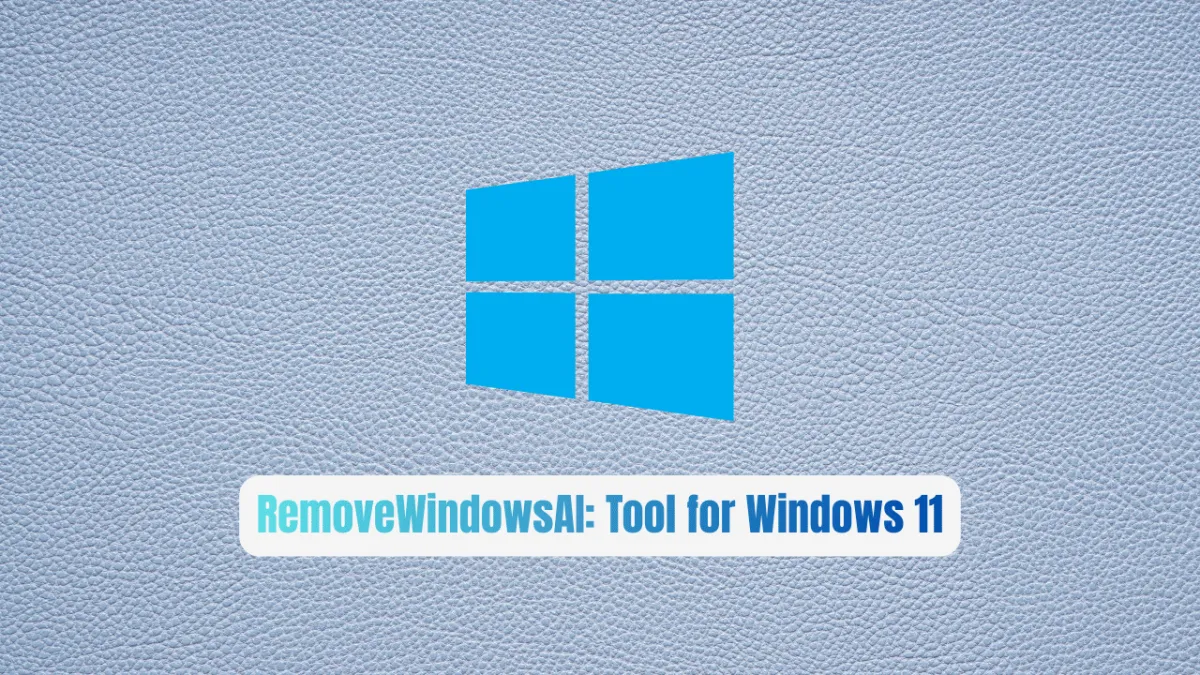 RemoveWindowsAI: The Essential Privacy Tool for Windows 11
