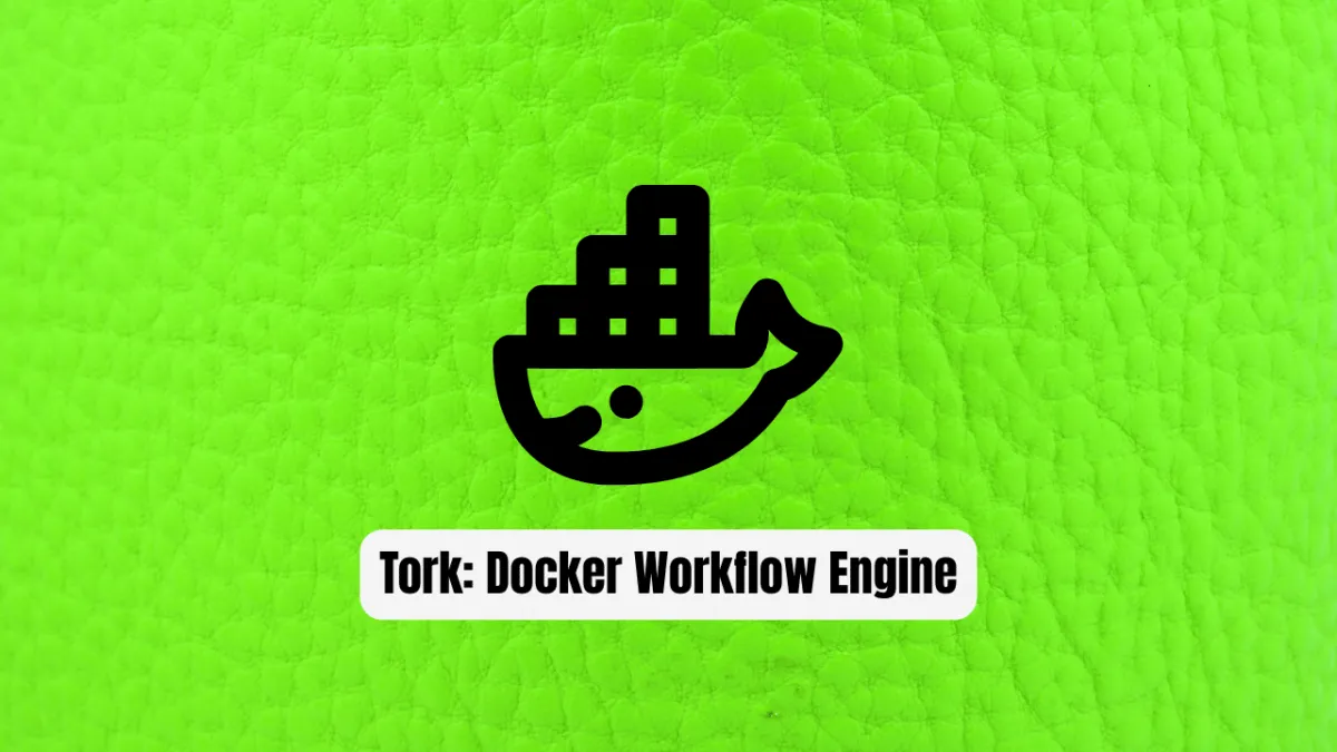 Tork: The Revolutionary Docker Workflow Engine