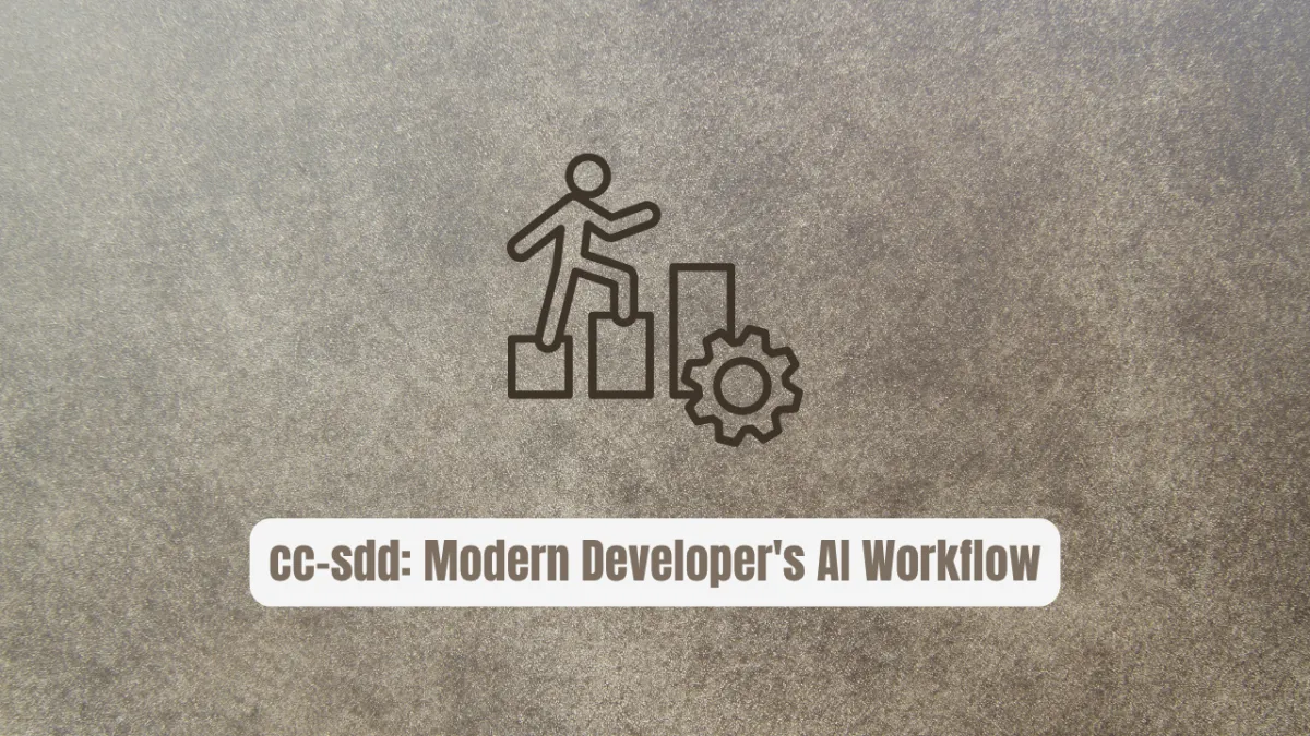 cc-sdd: The Modern Developer's AI Workflow Revolution